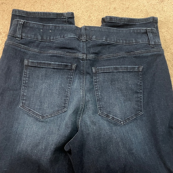 Lane Bryant size 20L Tighter Tummy waistband high-rise Straight leg Stretch Jean - Picture 4 of 6